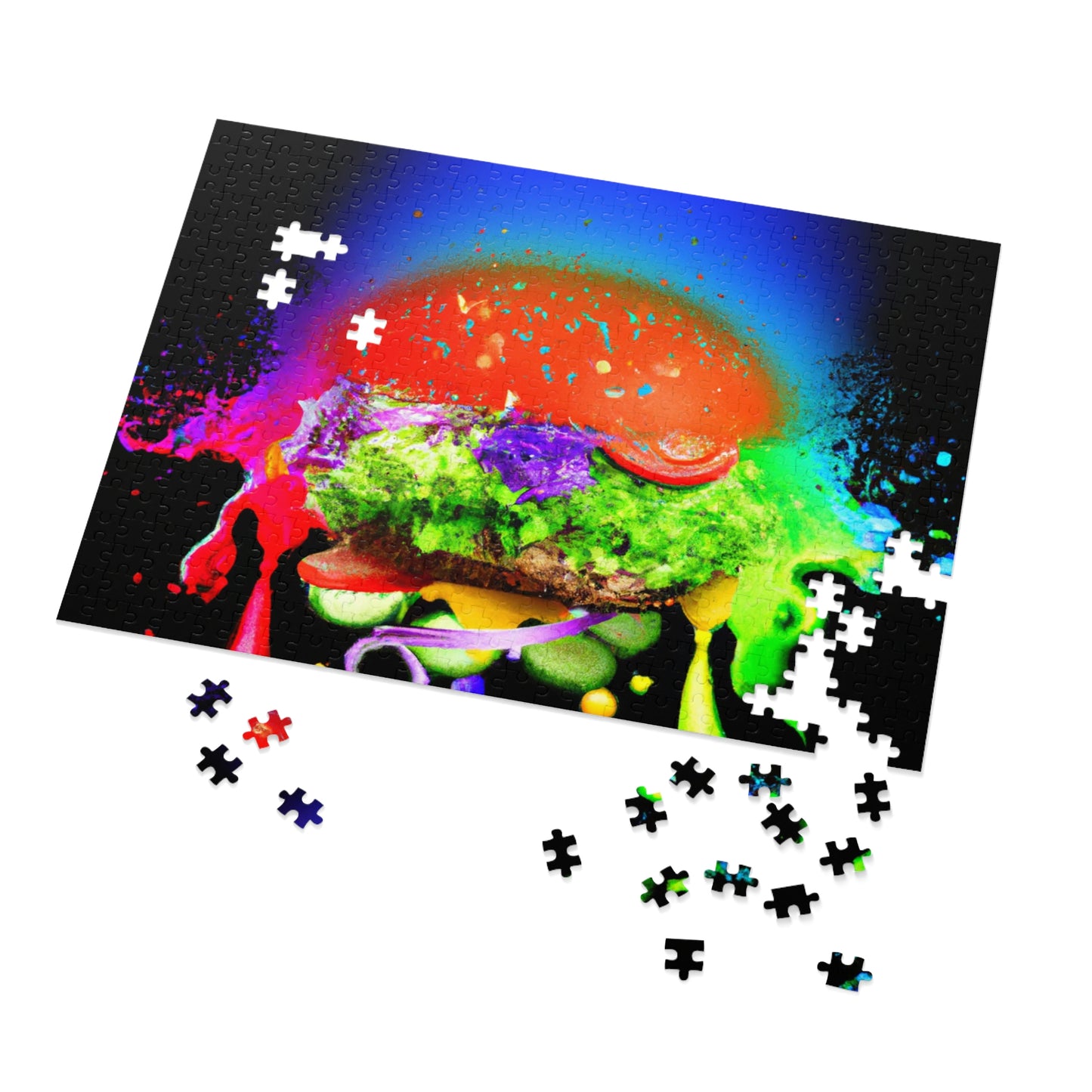 "Burger Rainbow" - Das Alien-Puzzle