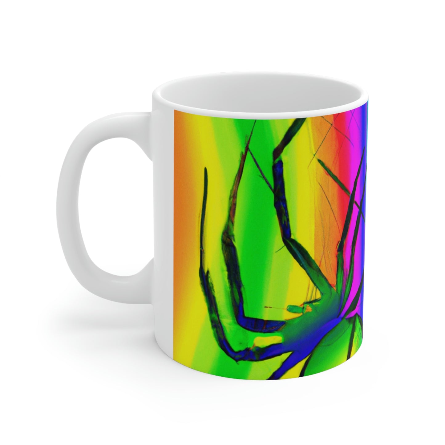 "A Spinnerette's Prismatic Web" - The Alien Taza de cerámica 11 oz