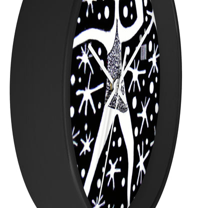 "Dancing Among the Galactic Light" - The Alien Wall Clock