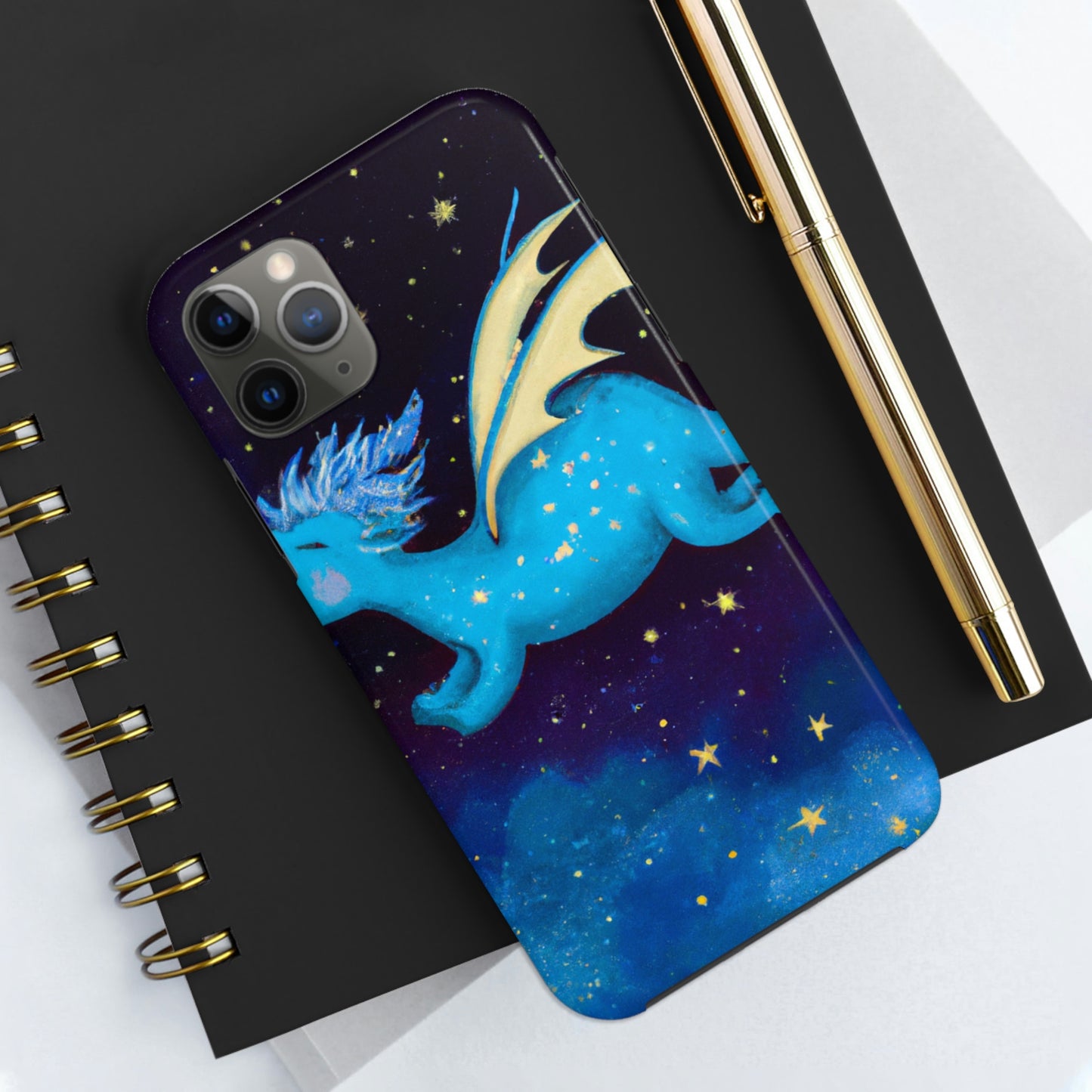 "Drifting Among the Stars: The Story of a Baby Dragon" - The Alien Tough Phone Cases