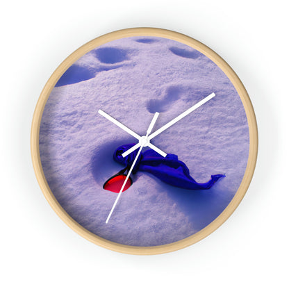 "Buried in the Snow: A Vivid Memory" - The Alien Wall Clock