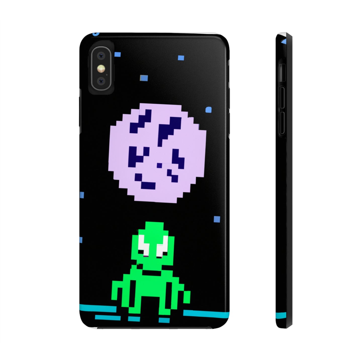 "Testigo solitario del cielo nocturno" - The Alien Tough Phone Cases Pixel Art