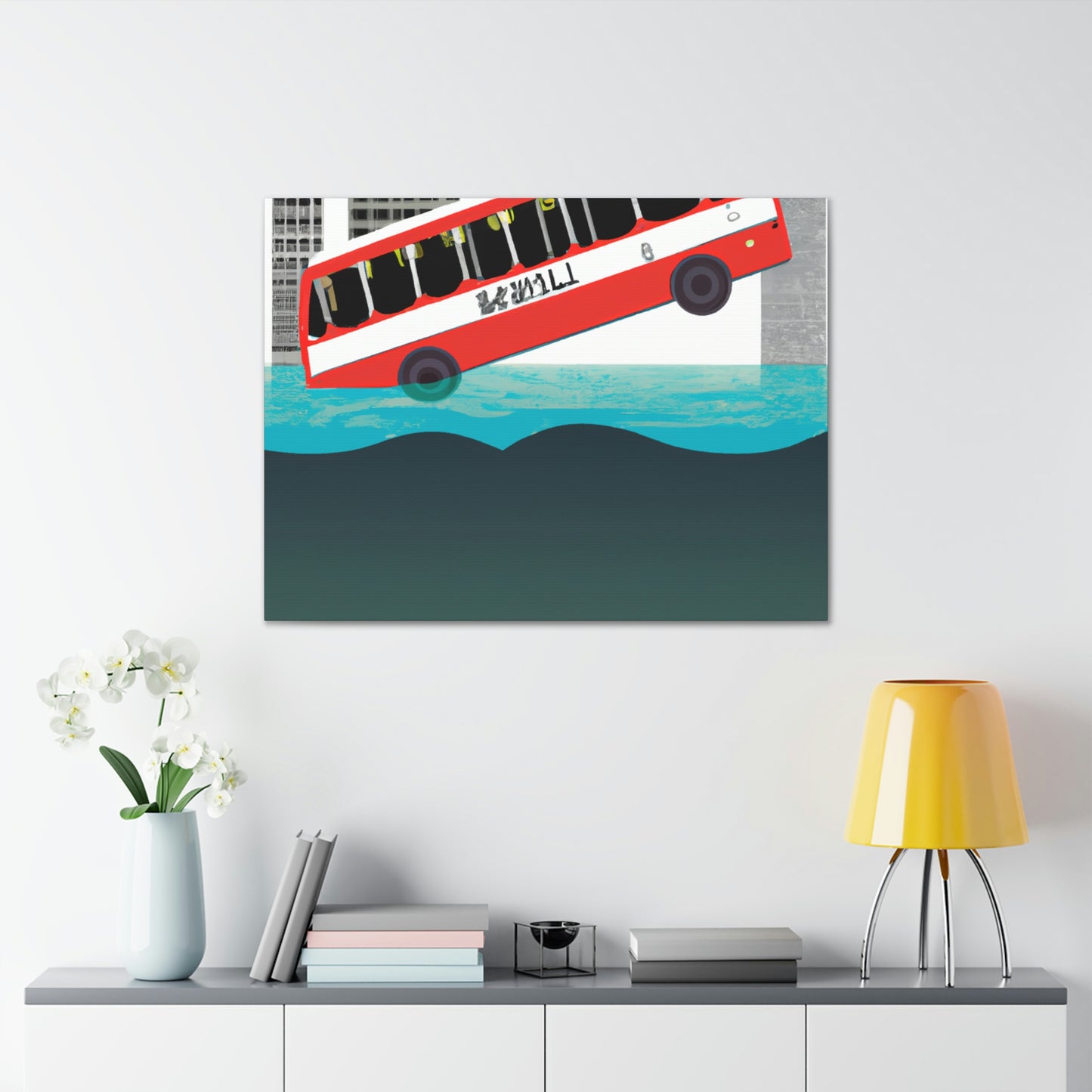 "The Great Escape: Flying the Bus Out of a Sinking City" - The Alien Canva