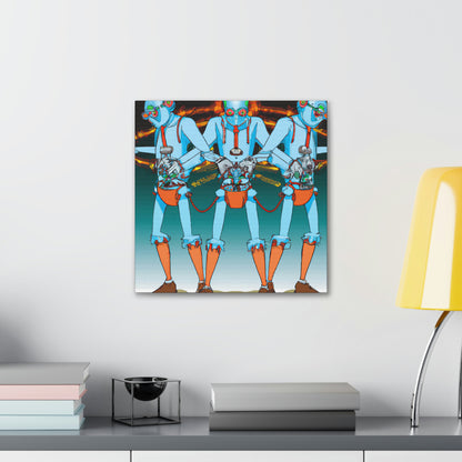 The Revenge of the Robot Twins - The Alien Canva