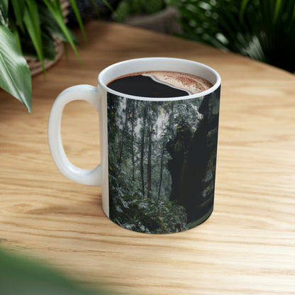 "La reliquia perdida de la jungla" - Taza de cerámica The Alien 11 oz