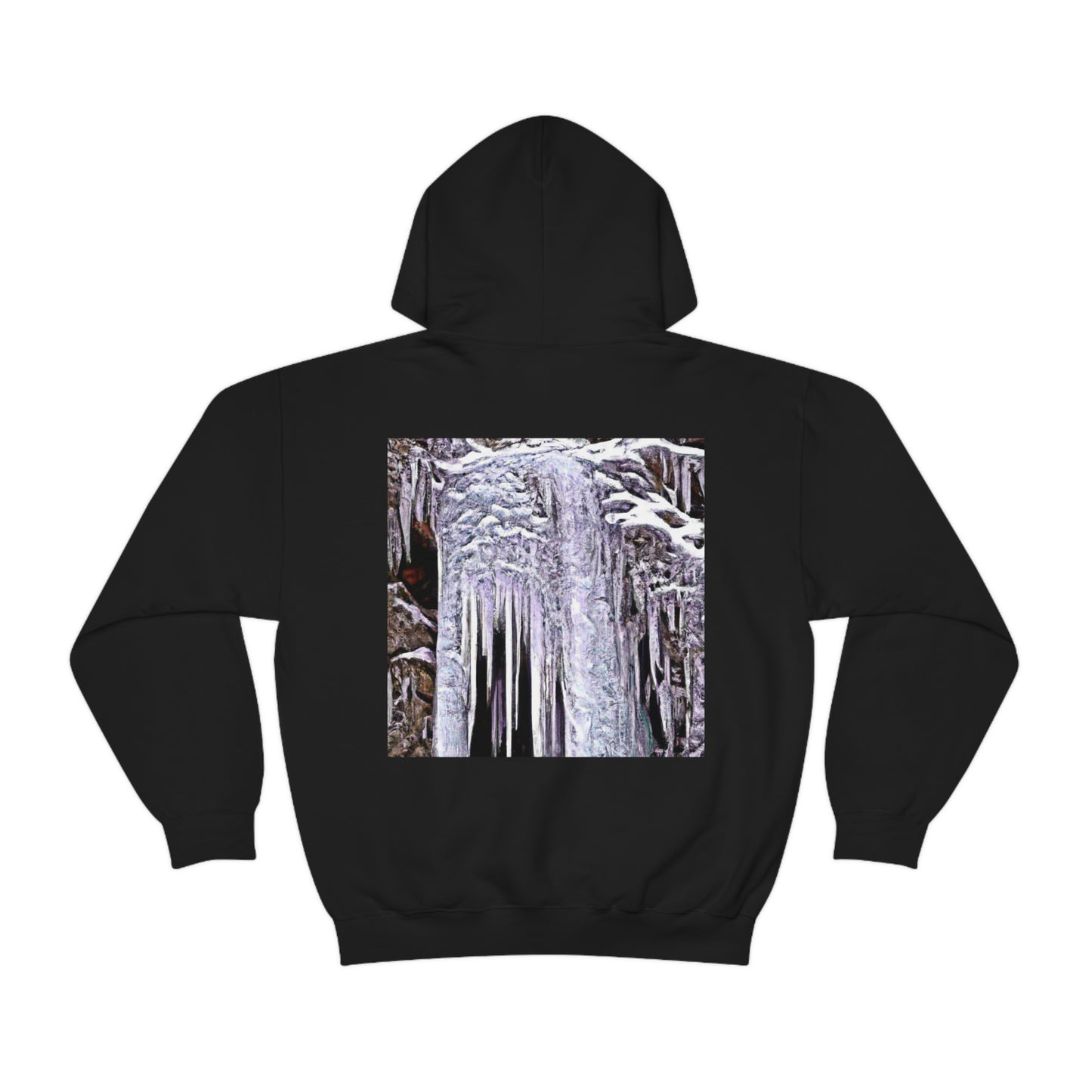 "Frost-Tipped Falls of Glistening Grief" - The Alien Unisex Hoodie