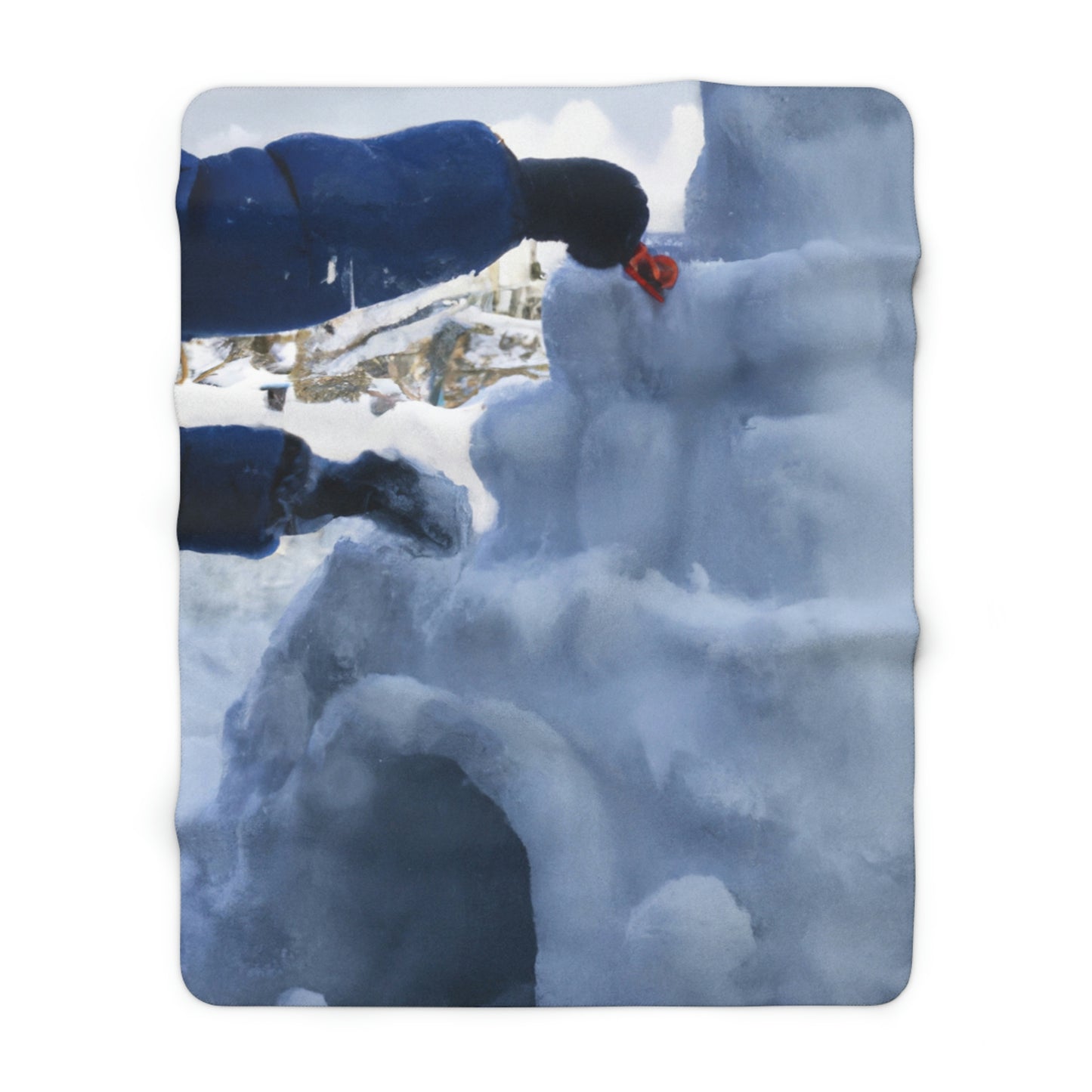 Magical Winter Wonderland - The Alien Sherpa Fleece Blanket