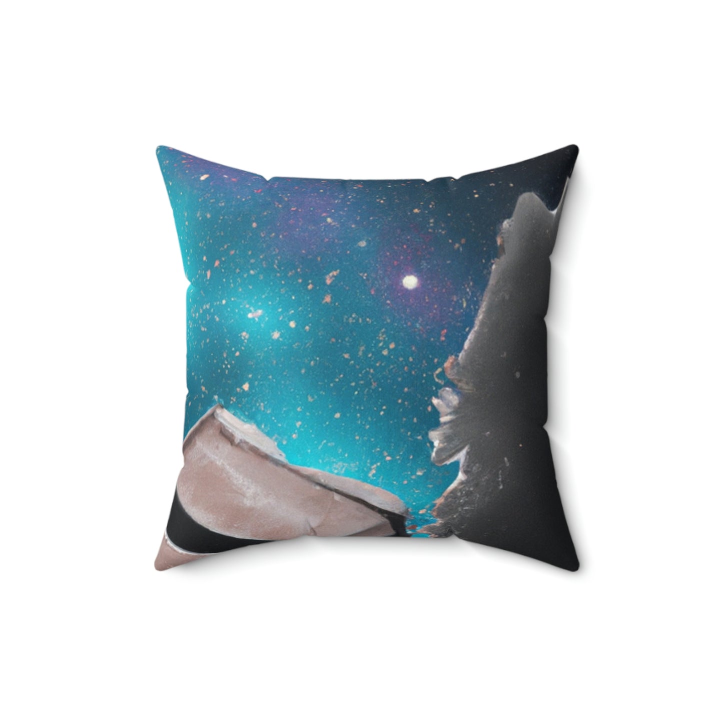 "A Universe Apart: The Lost Car" - The Alien Square Pillow