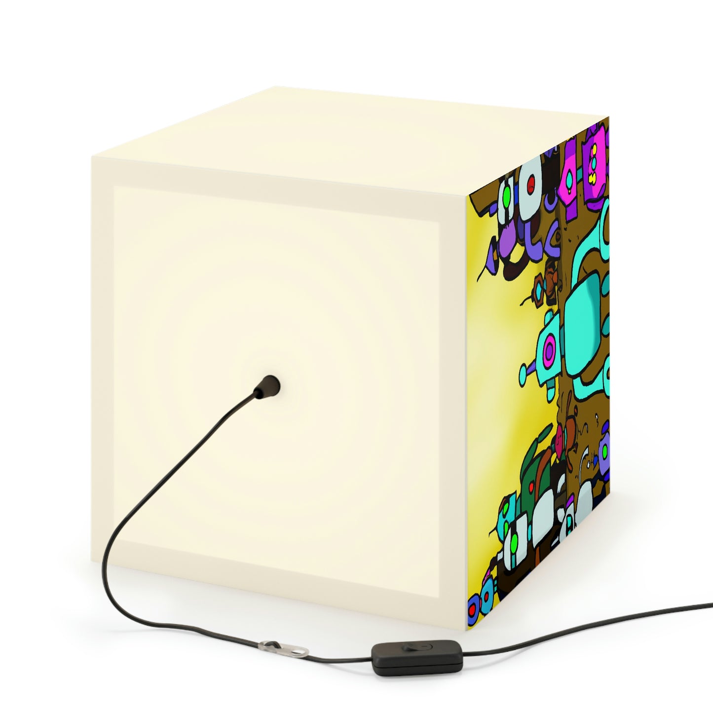 "A Spectrum of Enslaved Machines" - The Alien Light Cube Lamp