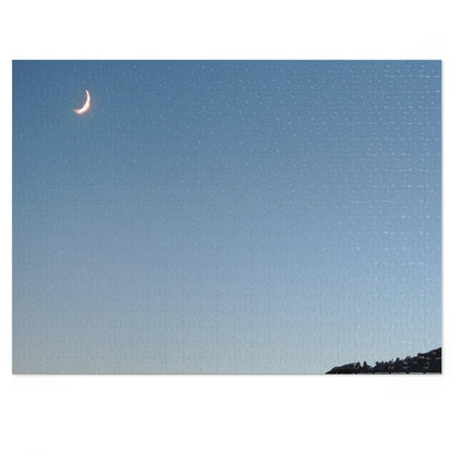 The Crescent Moon in Winter's Shadow - The Alien Jigsaw Puzzle