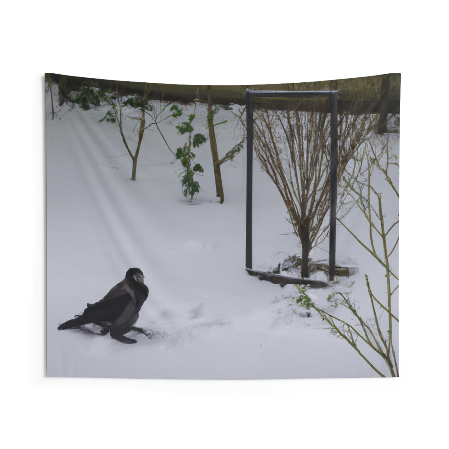 "The Snow Garden of the Wounded Crow" - The Alien Wall Tapestries