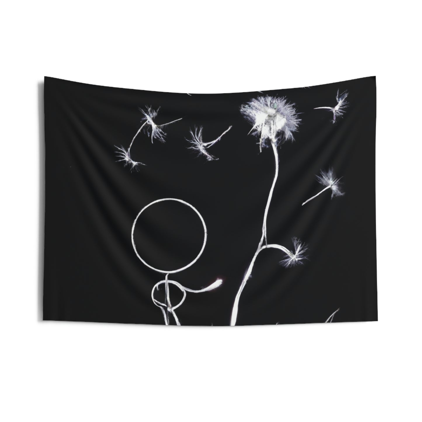 "A Dandelion Flicker in the Midnight Breeze" - The Alien Wall Tapestries