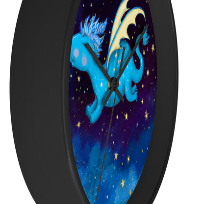 "Drifting Among the Stars: The Story of a Baby Dragon" - The Alien Wall Clock