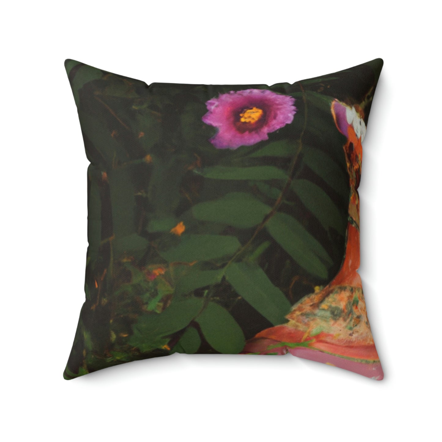 "A Garden in Ruins" - The Alien Square Pillow