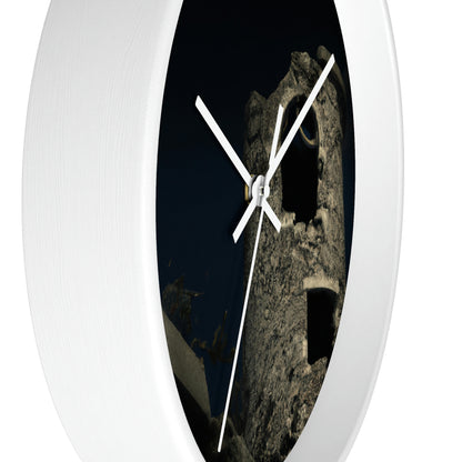 "The Lone Owl's Watchtower" - The Alien Wall Clock