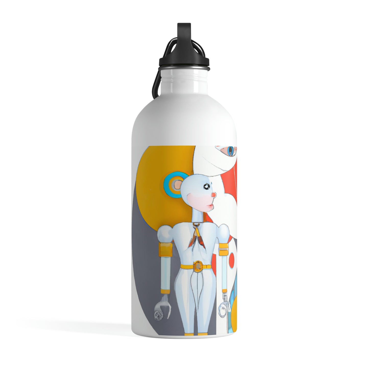 Robots and Us: A Journey Into Utopian Futures - The Alien Stainless Steel Water Bottle