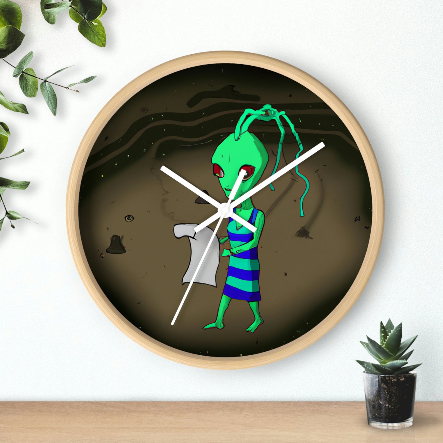 Lost in Space: The Alien's Adventure Without a Map - El reloj de pared Alien