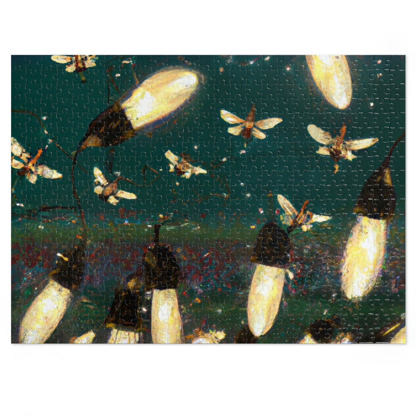 Twinkling Fireflies in the Evening Sky - The Alien Jigsaw Puzzle