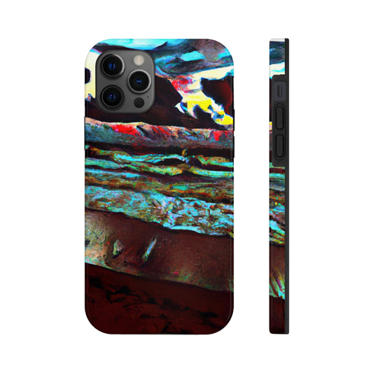 "Dusk at Sea: A Tempestuous Gathering" - The Alien Tough Phone Cases