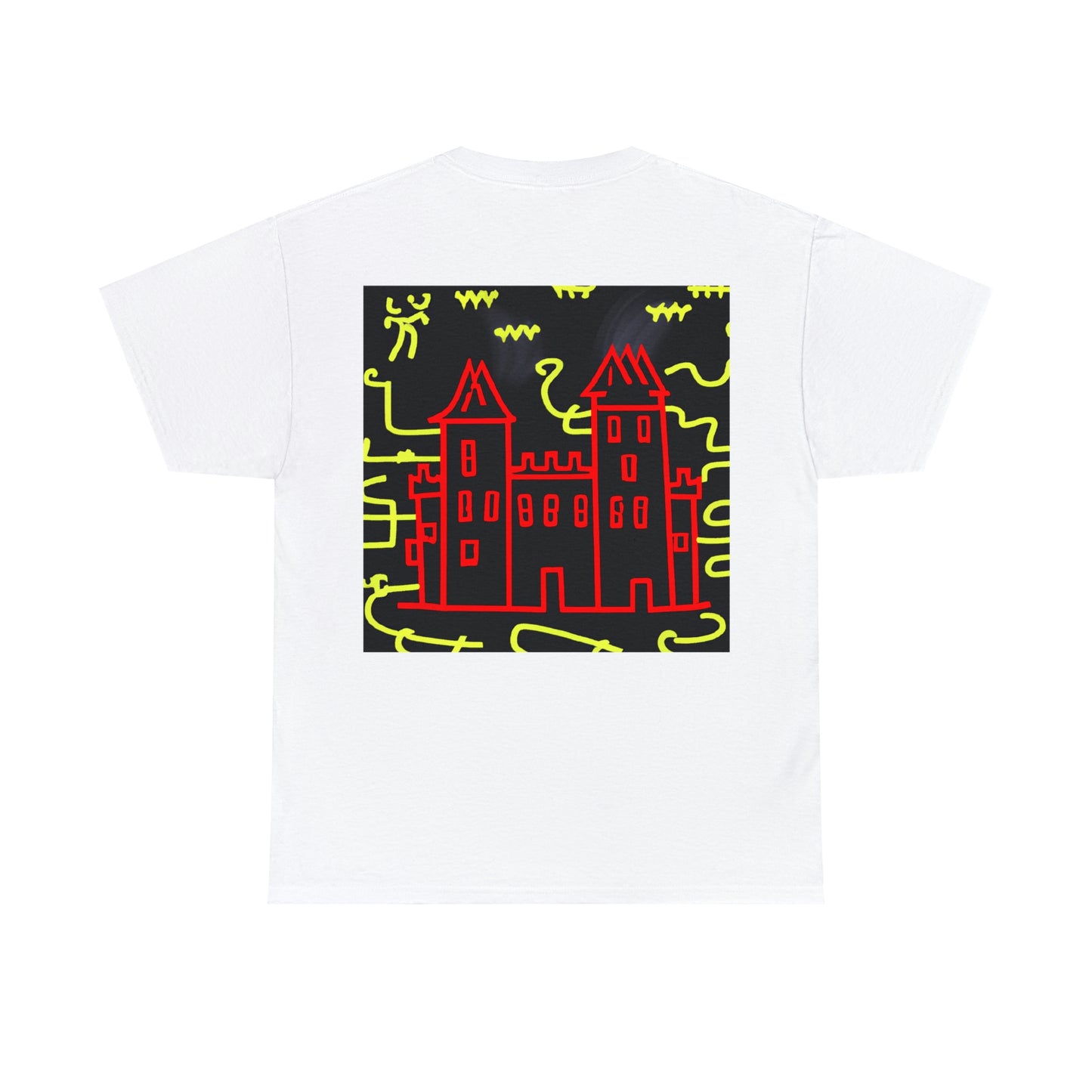 "A Haunted Shadow: The Dark Secrets of the Old Castle on a Gloomy Night" - The Alien T-shirt