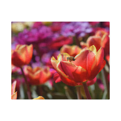 "The Busy Bee's Tulip Trawl" - The Alien Jigsaw Puzzle