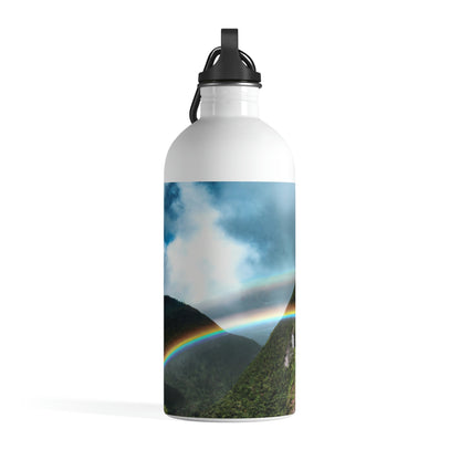 The Rainbow Gateway - La botella de agua de acero inoxidable alienígena