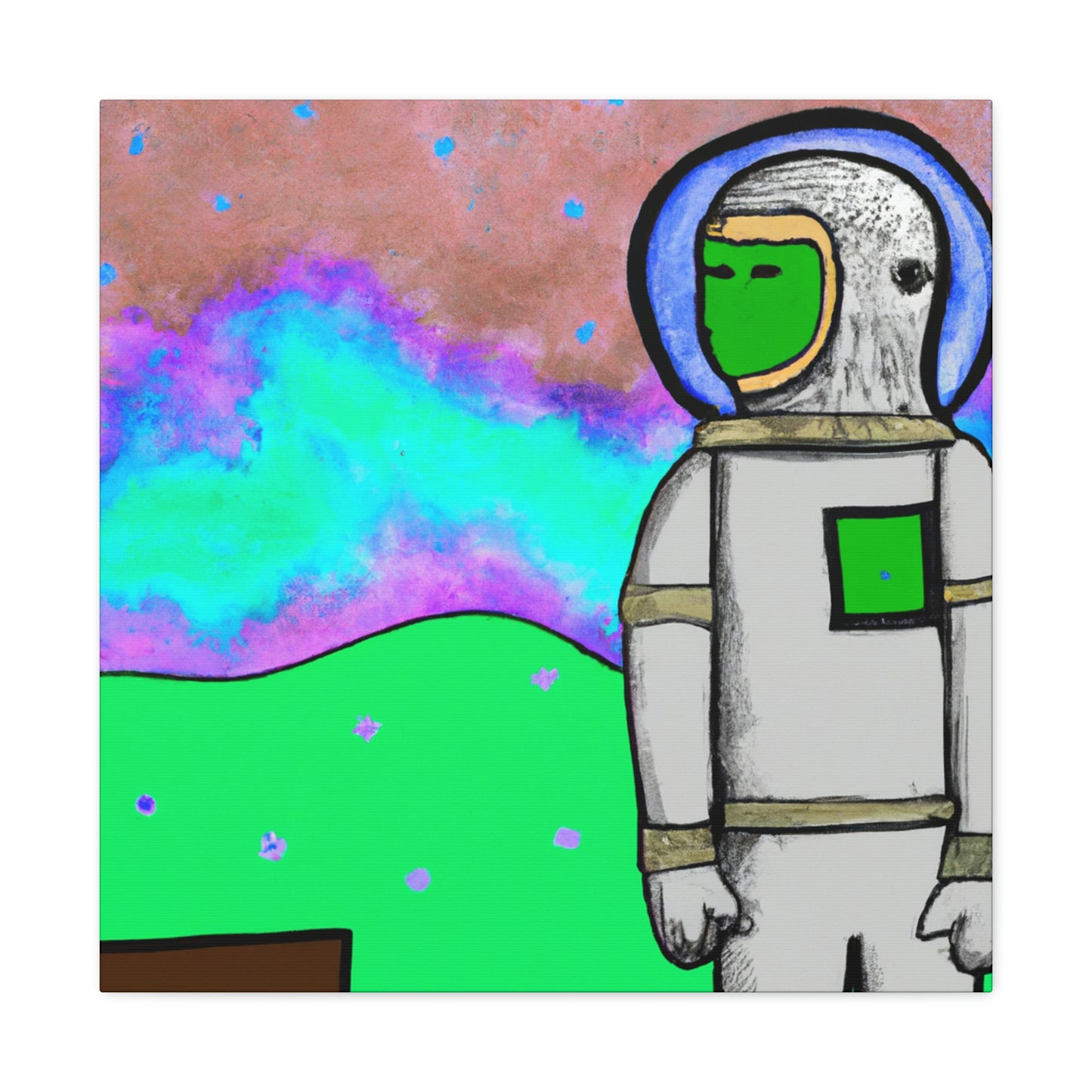 "Alone in the Alien Sky" - The Alien Canva