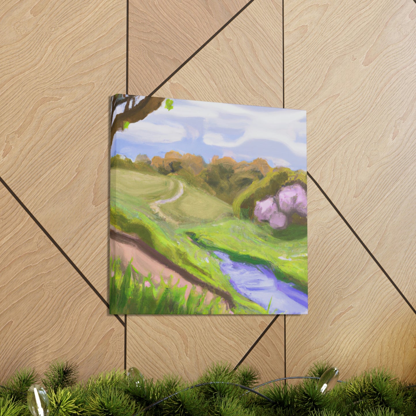 "Alive and Thriving: A Nature Painting" - Canvas