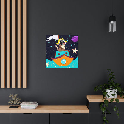 The Intergalactic Feline Pirate - The Alien Canva