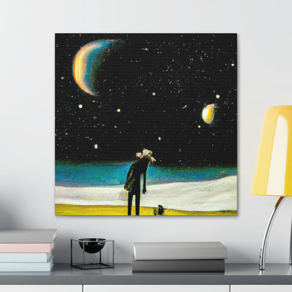 "Un alma perdida conectada con los cielos" - The Alien Canva