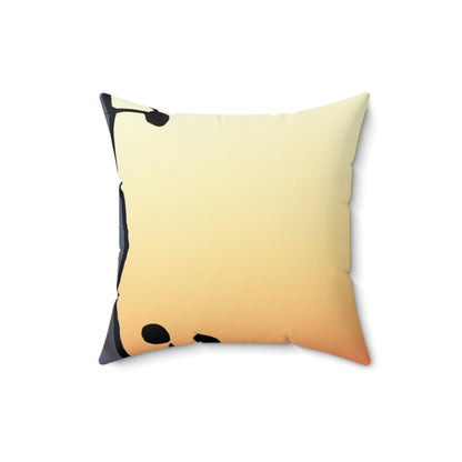 "Forgotten in the Sunset" - The Alien Square Pillow