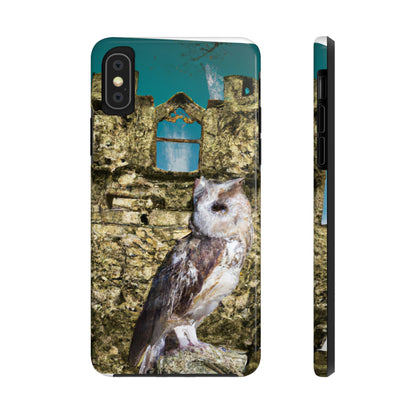 "A Sentinal Among Ruins: An Unstirred Owl's Perch" - The Alien Tough Phone Cases