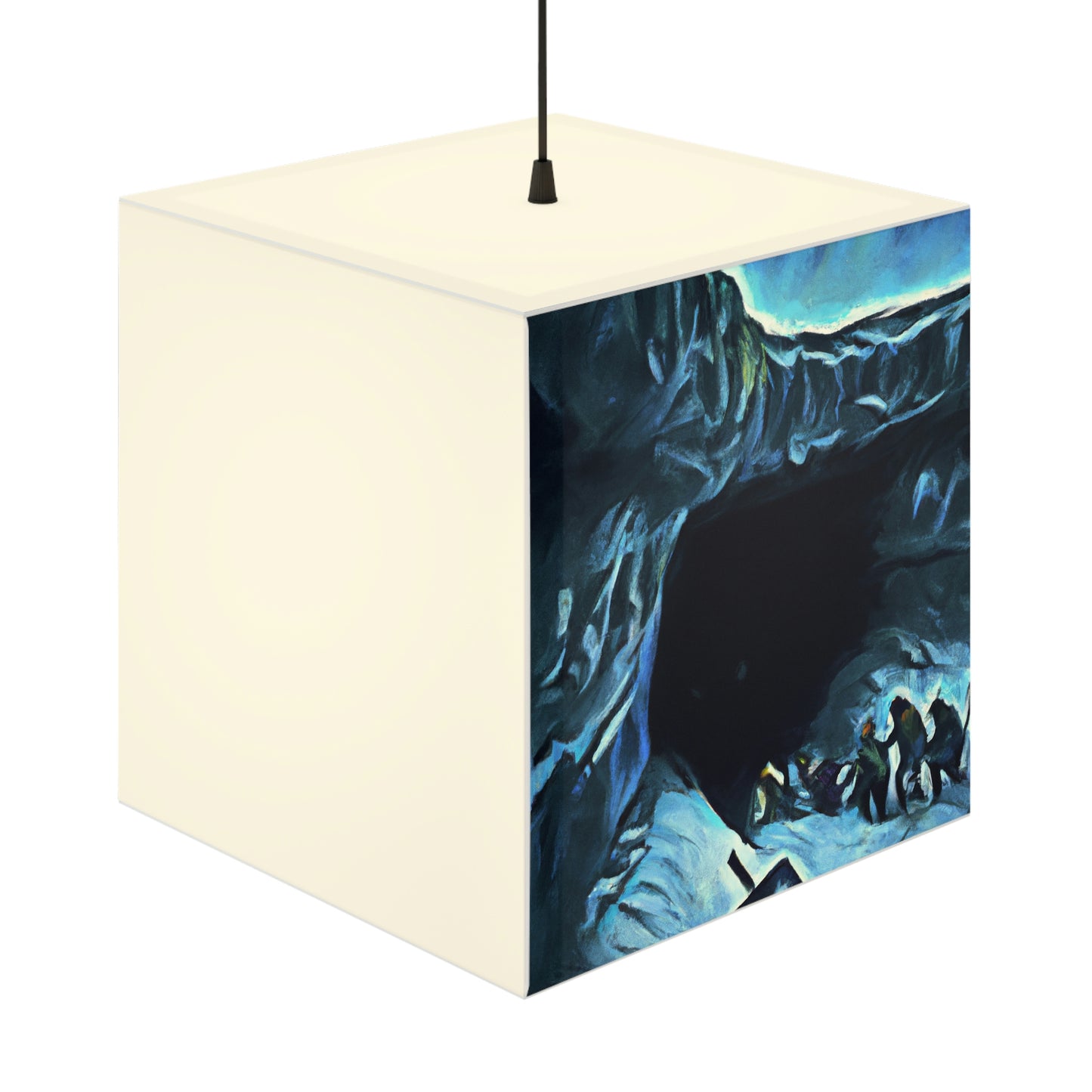 "Escape from the Icy Depths" - The Alien Light Cube Lamp