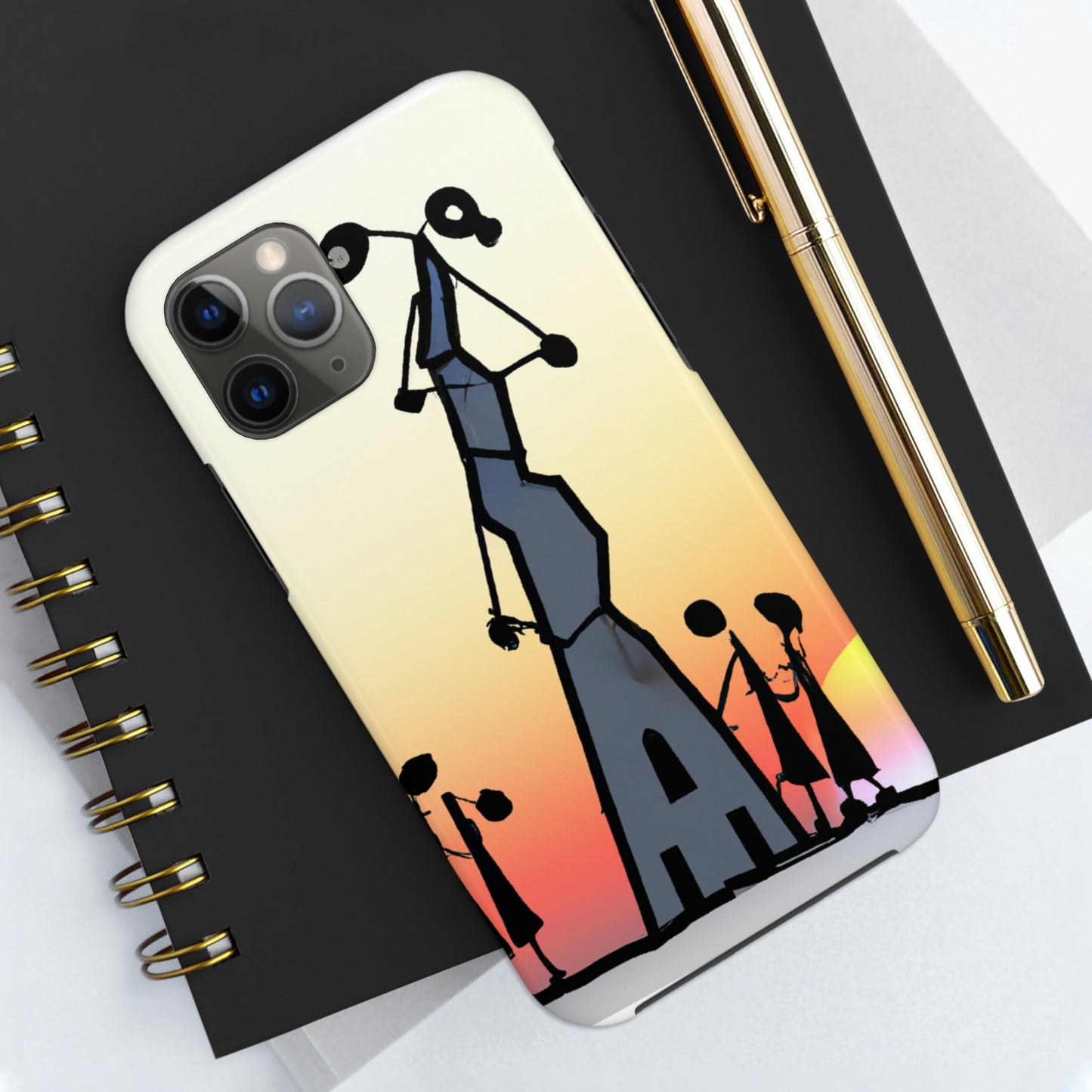 "Forgotten in the Sunset" - The Alien Tough Phone Cases