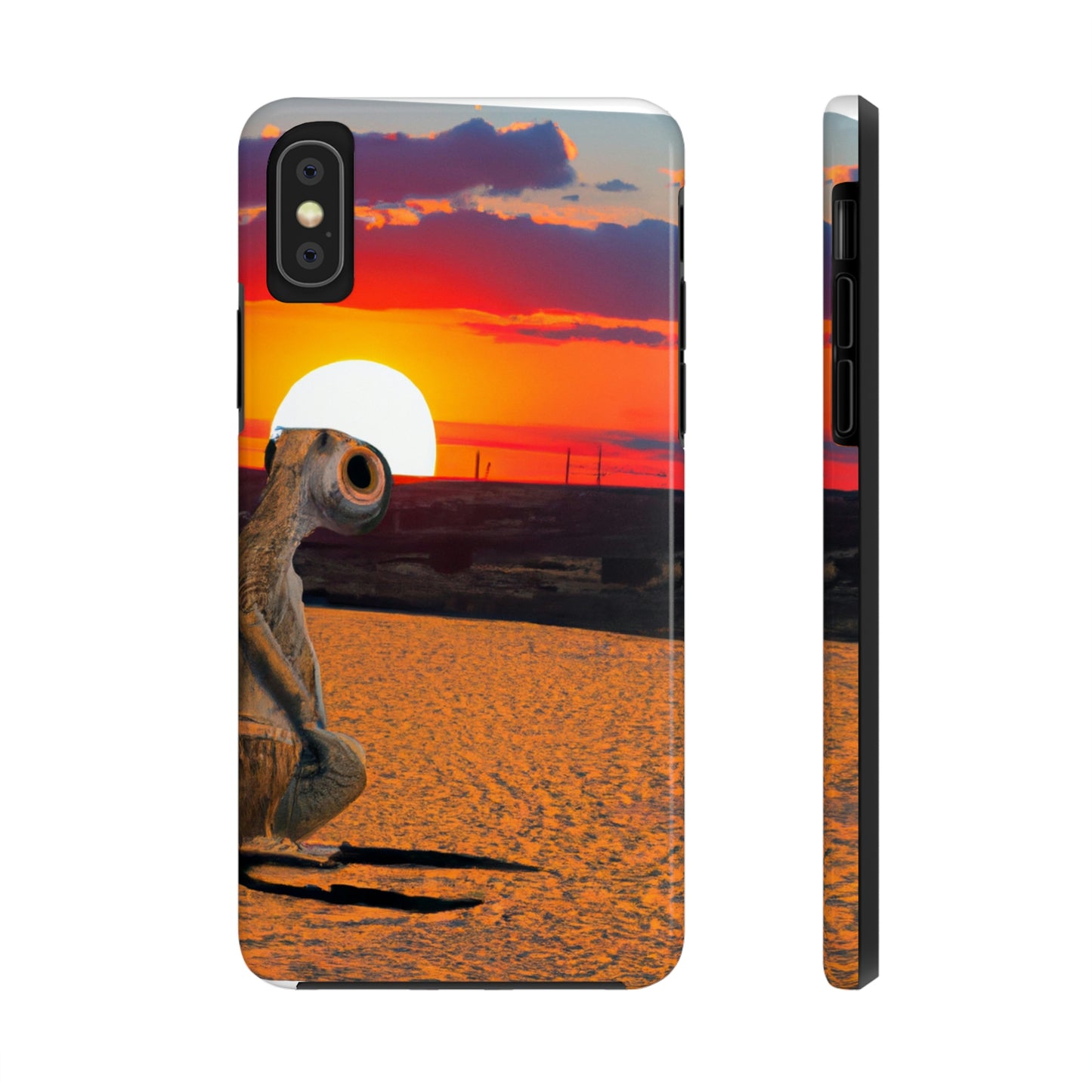 "Farewell to the Horizon" - Die Alien Tough Phone Cases