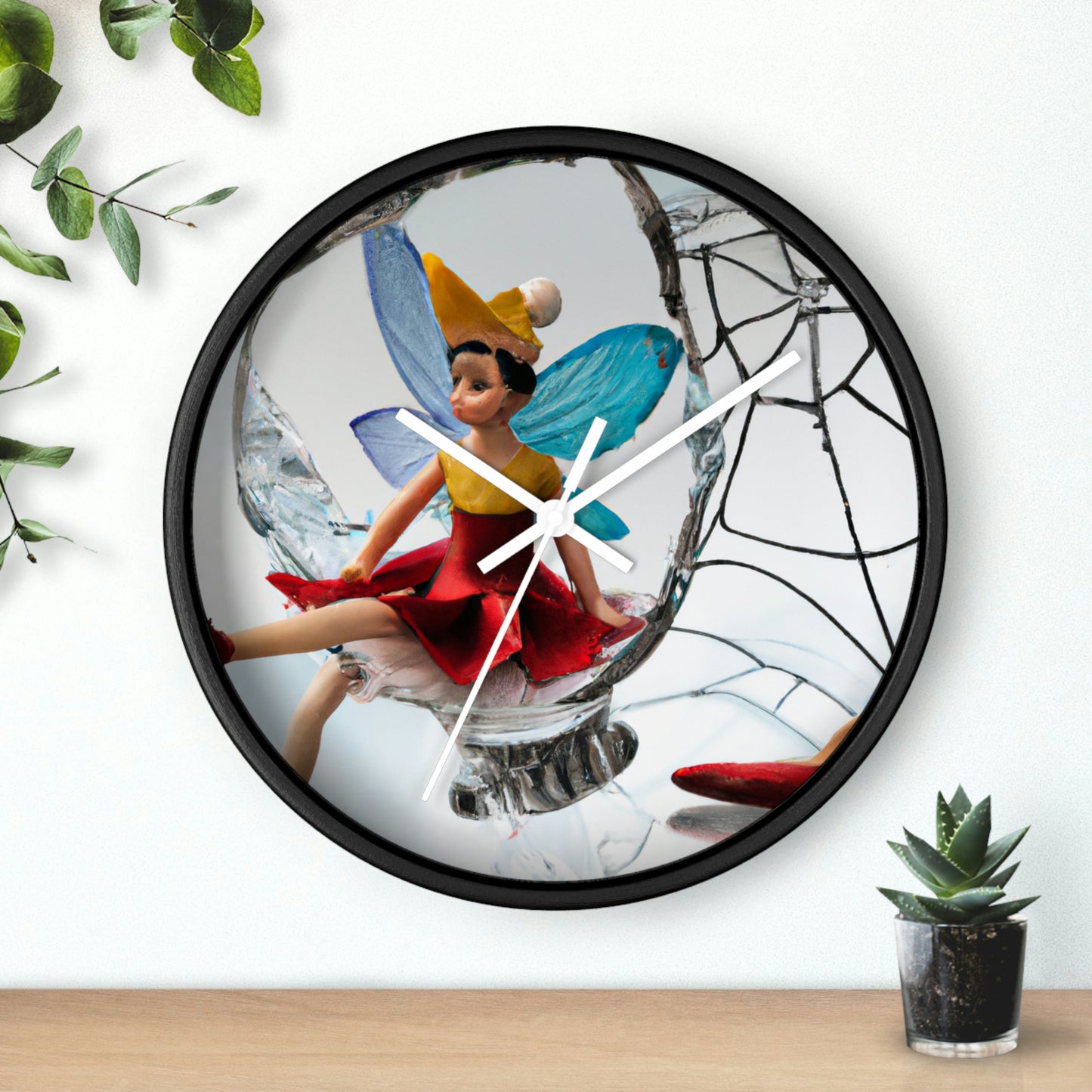 "Cursed Memories: The Broken Fairy's Plight" - El reloj de pared alienígena