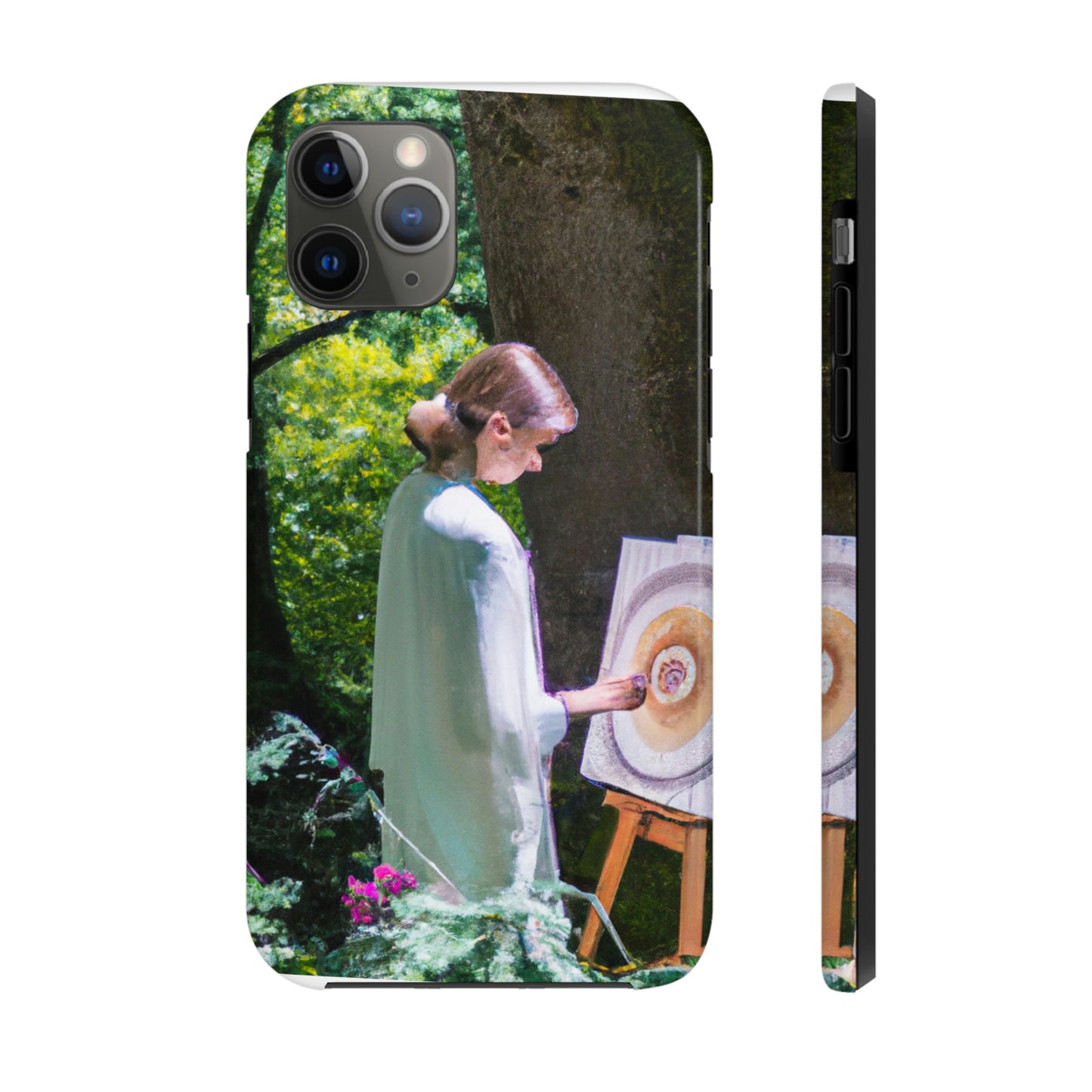 "Enchantment in Oil: A Young Artist's Vision of a Magical Forest" - The Alien Tough Phone Cases