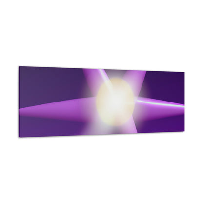 "The Mysterious Purple Star: A Celestial Prodigy" - The Alien Canva