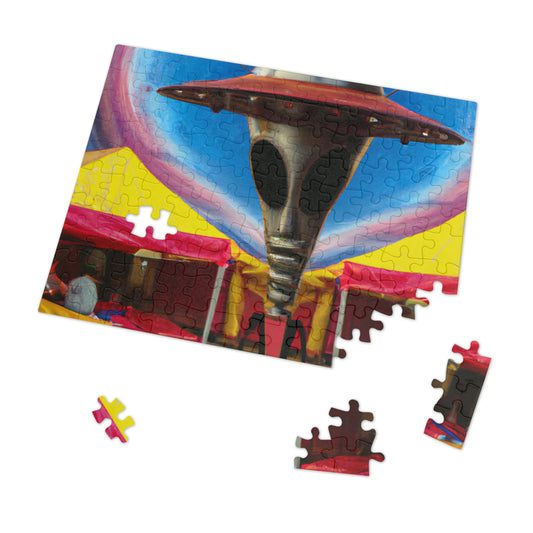 "Fair Invaders: A Cosmic Crash Course" - The Alien Jigsaw Puzzle