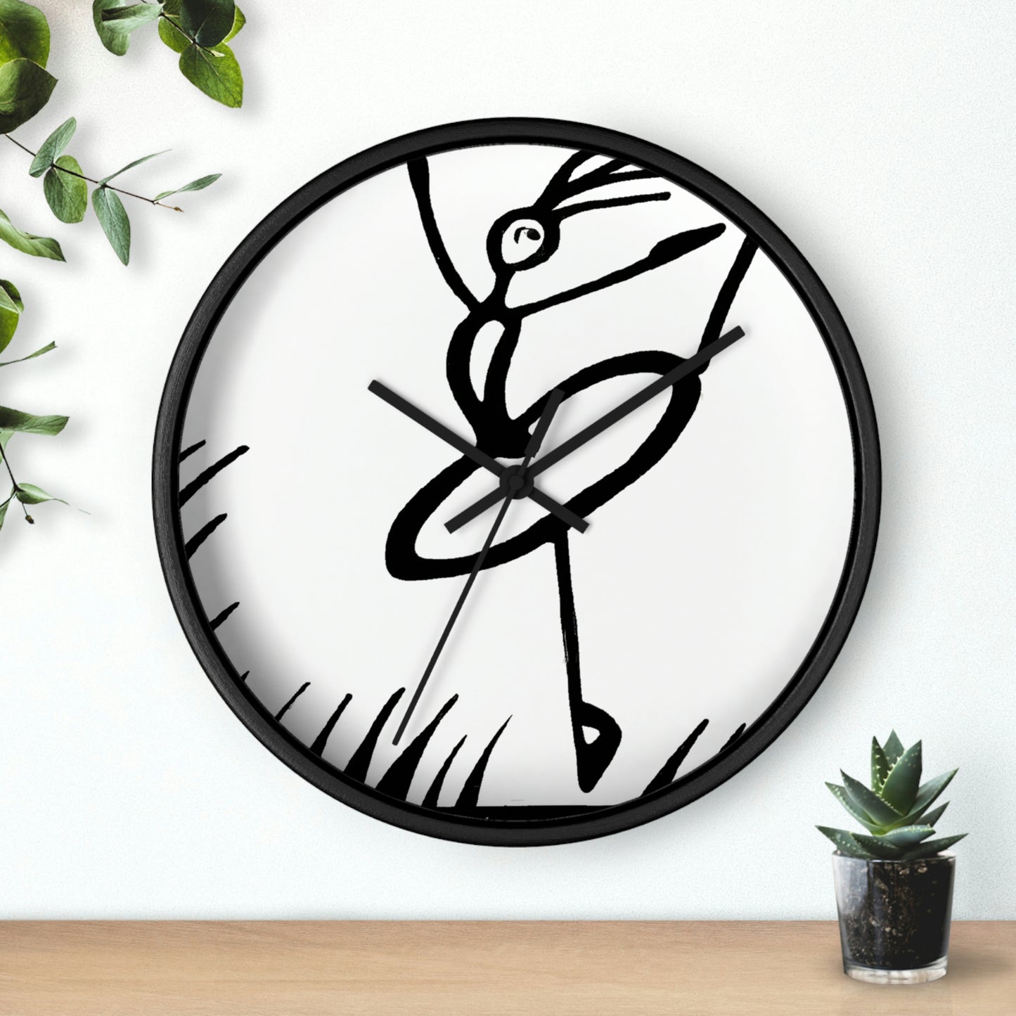 "Ballet on a Blade: A Ballerina's Spin" - El reloj de pared alienígena