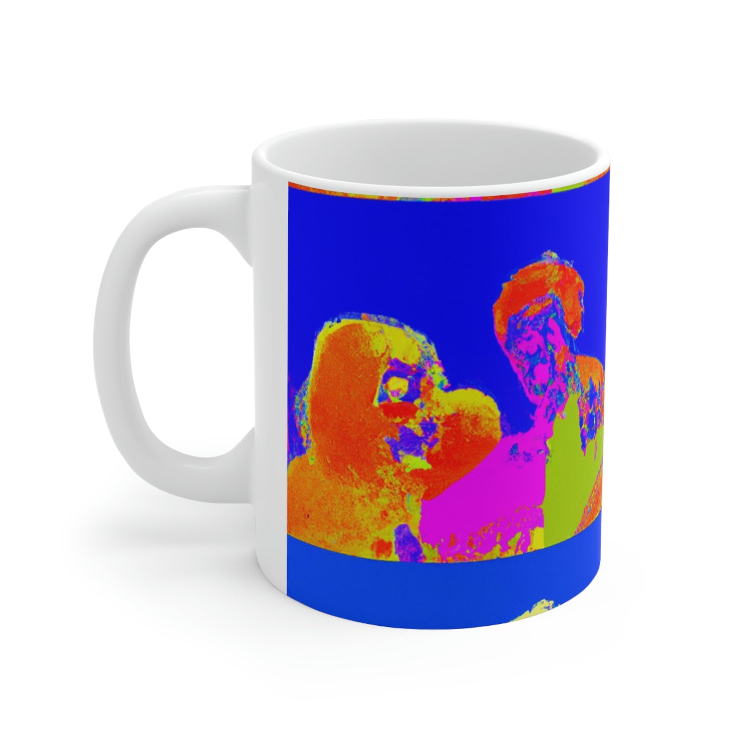 "A Unexpected Friendship Found." - The Alien Ceramic Mug 11 oz