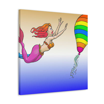 "The Mermaid's Rainbow Chase" - The Alien Canva