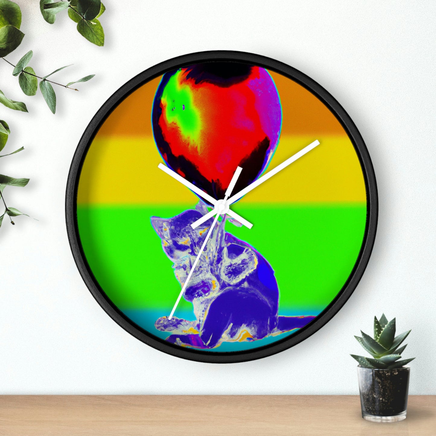 "Cozy Companions" - The Alien Wall Clock