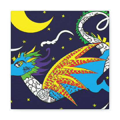 "Midnight Flight of the Dragon" - The Alien Canva