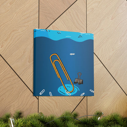 "A Paperclip Against the Tide: Escaping a Sinking Submarine" - The Alien Canva