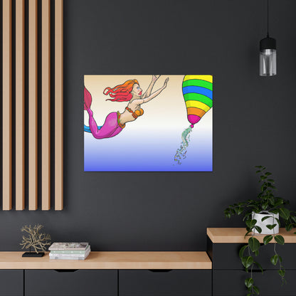 "The Mermaid's Rainbow Chase" - The Alien Canva