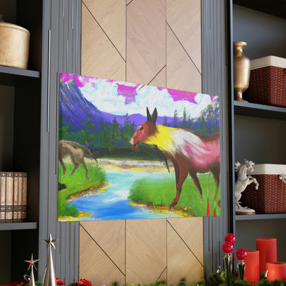 "Celebrating My Heritage: Painting Our Animals in Their Landscape" - Canvas