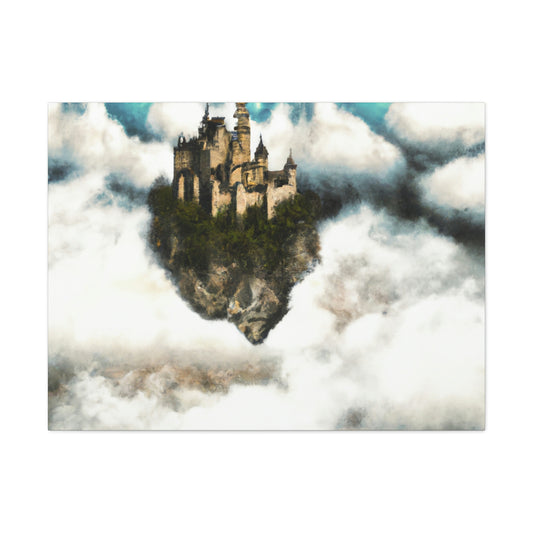 Castillo místico en el cielo - The Alien Canva