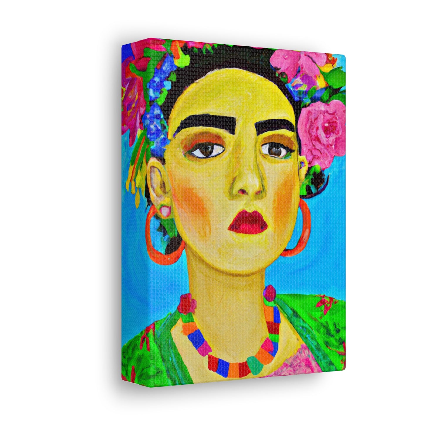 „Heftig und frei: Eine von Frida Kahlo inspirierte Hommage an mexikanische Frauen“ – The Alien Canva