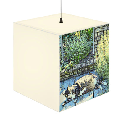 "A Cat's Life of Luxury" - The Alien Light Cube Lamp